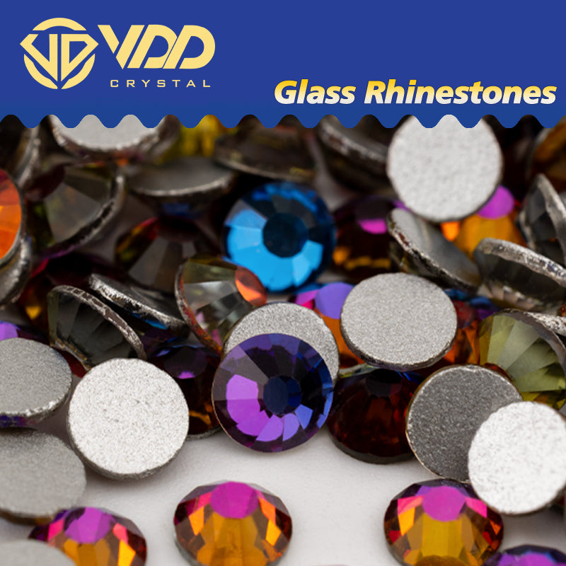 VDD 063 Blue Flare Non-hotfix Rhinestones High Quality Glass Crystal Flatback Strass Stones YZ-063
