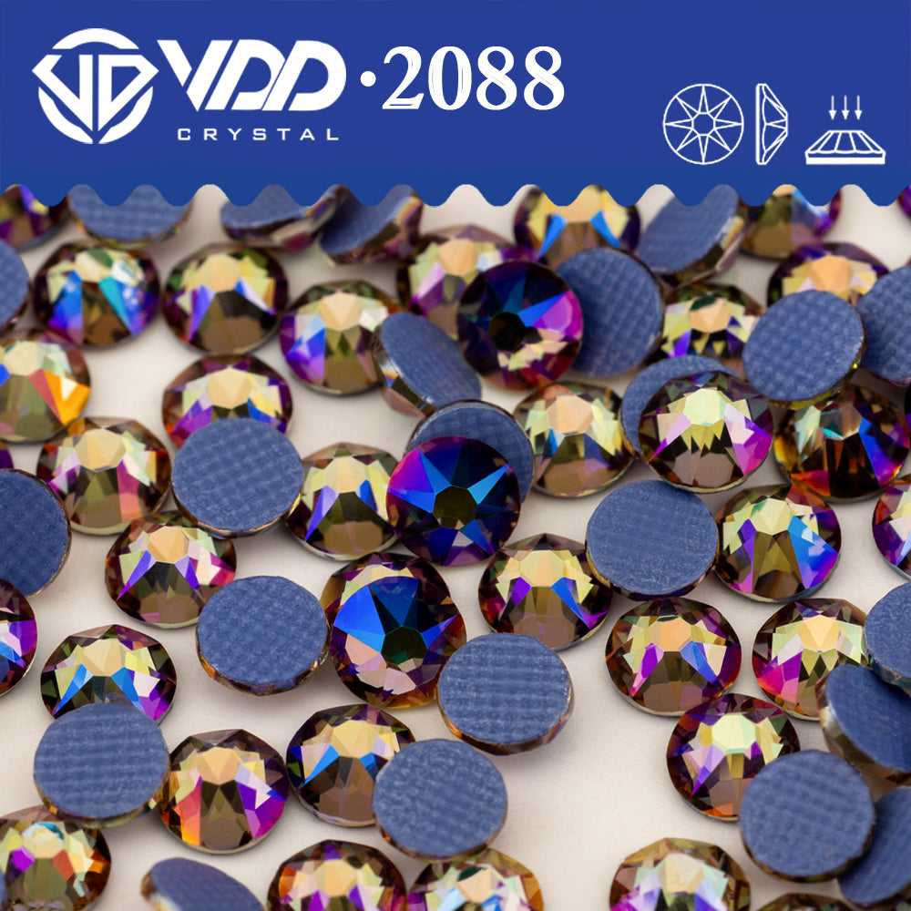 VDD 224 Ghost Dream SS16-SS30 High Quality Hot-Fix Glass 2088 Rhinestones Crystal Flatback 8 Big 8 Small DIY Clothes Decoration