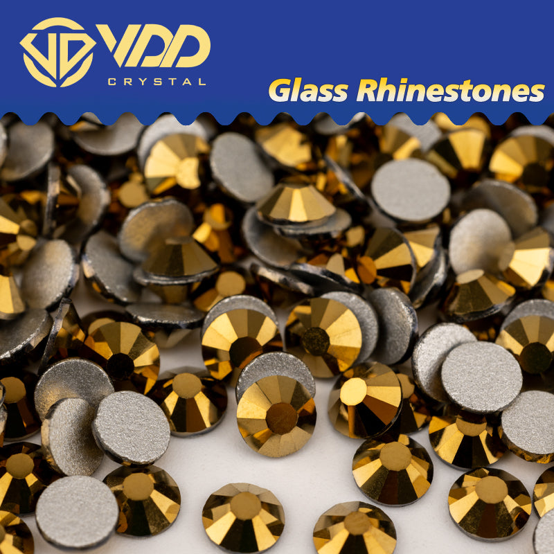 VDD 067 Aurum Non-hotfix Rhinestones High Quality Glass Crystal Flatback Strass Stones YZ-067