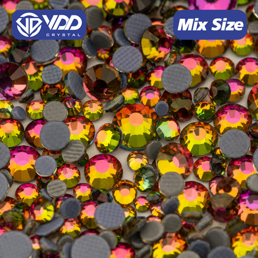 VDD 039 Vitrail Medium Wholesale SS6-SS30 Hotfix Mix Size Glass Rhinestone Crystal Flat Back High Quality Strass Stones For DIY Clothes Accessories