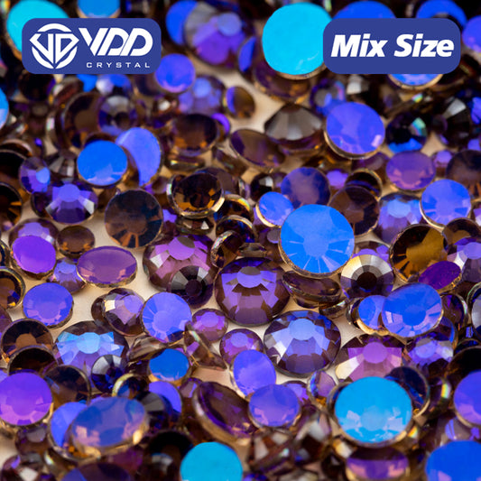 VDD 153 Phantom Mix Size SS6-SS20 High Quality Glass Rhinestones Crystal Flatback Glitter Stones Nail Art DIY Crafts Decorations