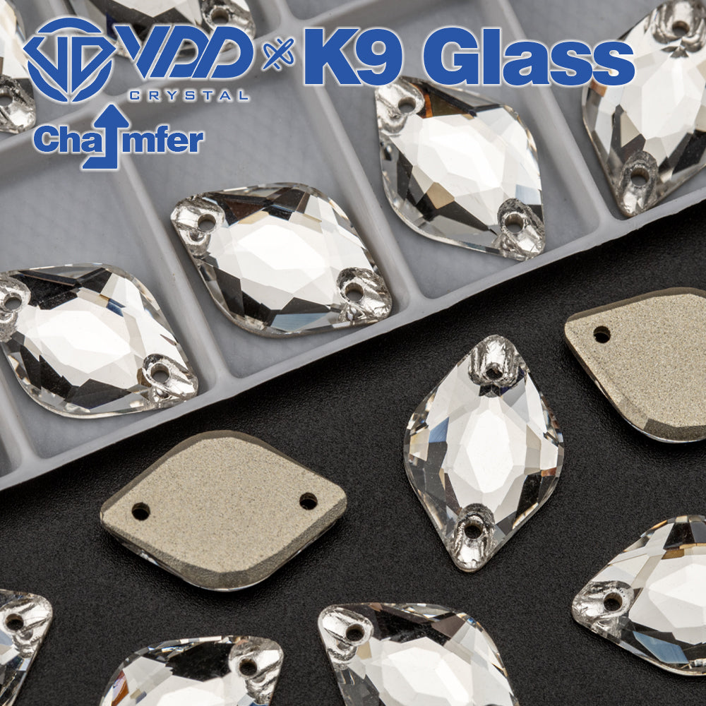 VDD S101 Crystal Lemon Top Quality K9 Glass Sew on Rhinestones Crystal Flatback Sewing Stones for Clothes Decorations