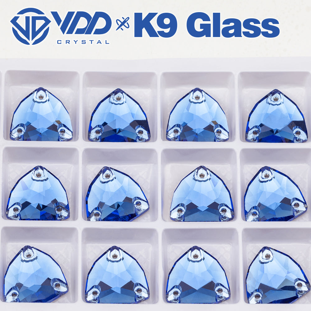 VDD Trilliant S117 Royal Blue K9 Glass Sew On Rhinestones High Quality AAAAA Crystal Flatback Sewing Strass Stones DB-S117