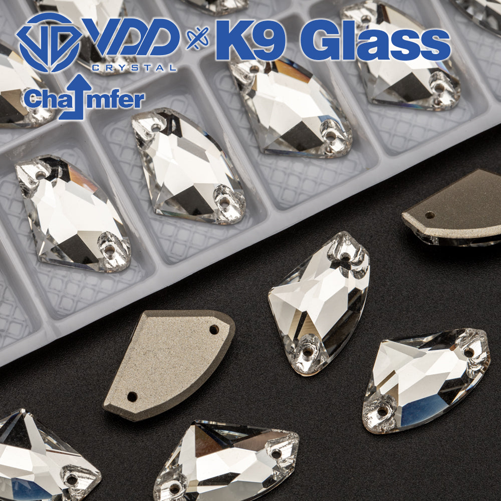 VDD S101 Crystal Galactic Top Quality K9 Glass Sew on Rhinestones Crystal Flatback Sewing Stones for Clothes Decorations