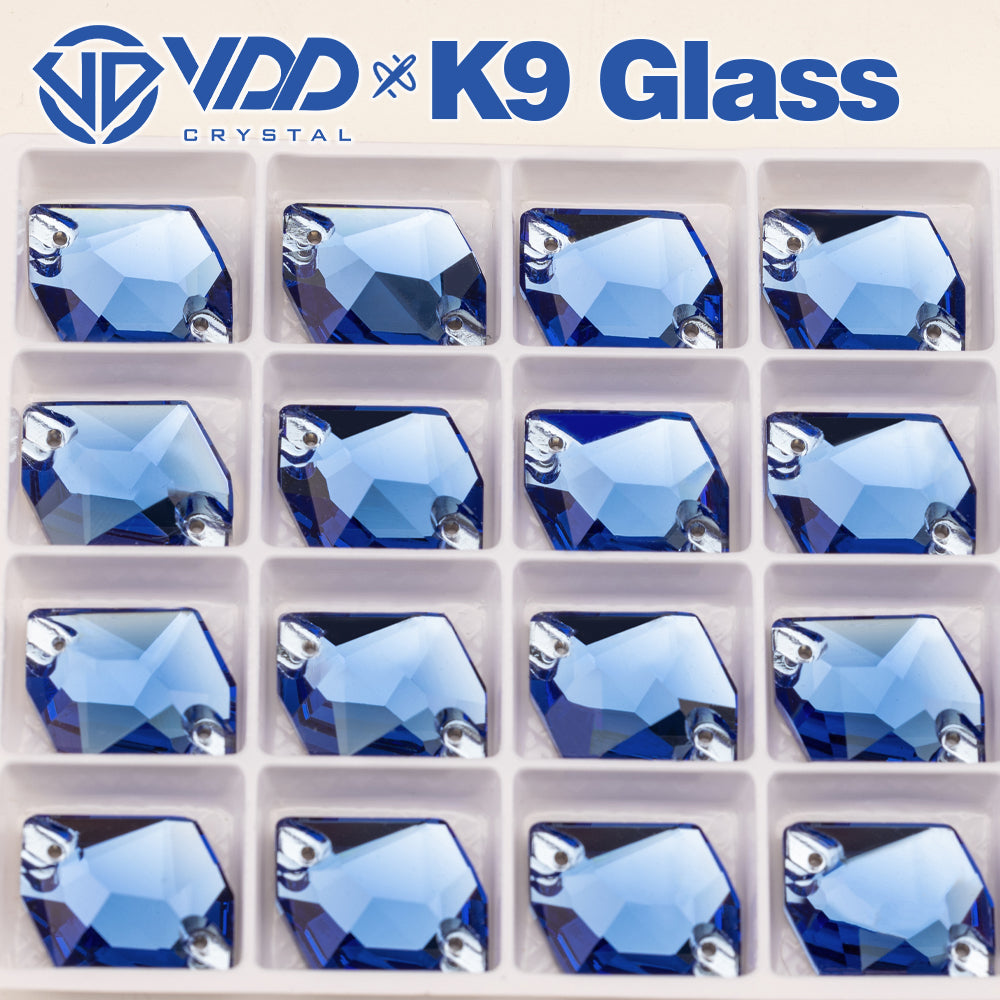VDD S117 Royal Blue Cosmic K9 Glass Sew On Rhinestones High Quality AAAAA Crystal Flatback Sewing Strass Stones DB-S117