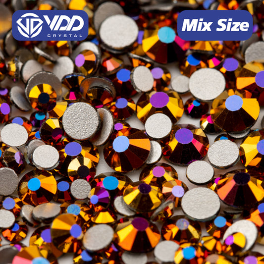 VDD 164 Magic Sun Mix Size SS6-SS20 High Quality Glass Rhinestones Crystal Flatback Glitter Stones Nail Art DIY Crafts Decorations