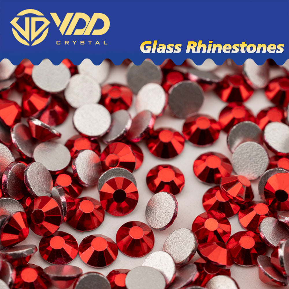 VDD 180 Metallic Siam Non-hotfix Rhinestones High Quality Glass Crysta ...