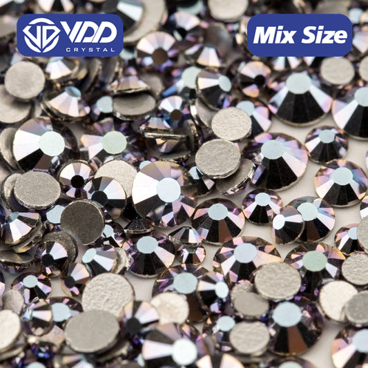 VDD 170 Charm Night Mix Size SS6-SS20 High Quality Glass Rhinestones Crystal Flatback Glitter Stones Nail Art DIY Crafts Decorations