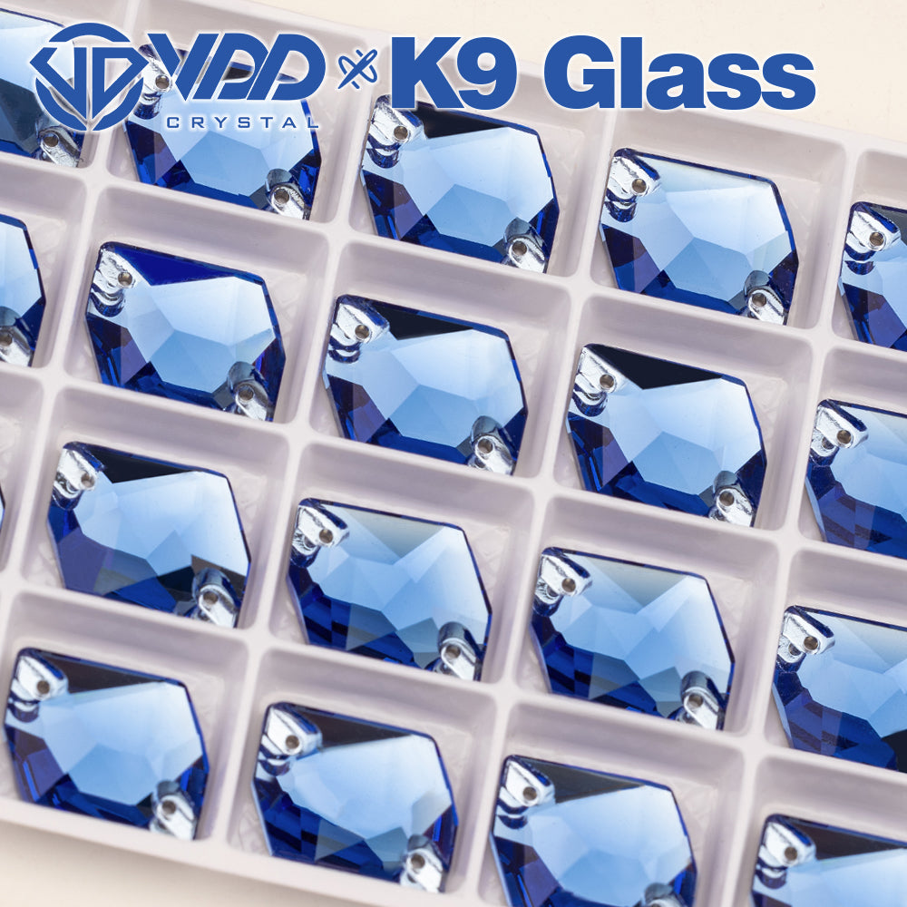 VDD S117 Royal Blue Cosmic K9 Glass Sew On Rhinestones High Quality AAAAA Crystal Flatback Sewing Strass Stones DB-S117