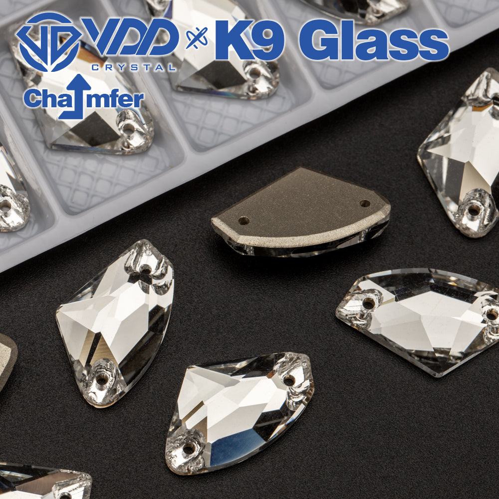 VDD S101 Crystal Galactic Top Quality K9 Glass Sew on Rhinestones Crystal Flatback Sewing Stones for Clothes Decorations