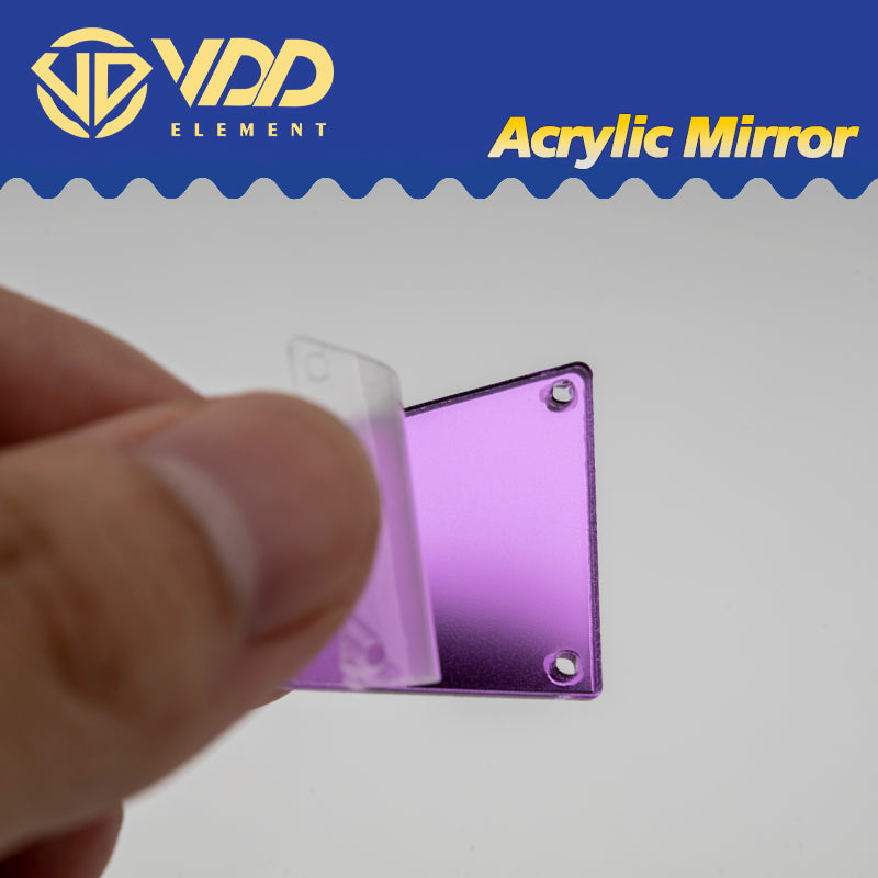VDD 30/60/200Pcs Mix Size Purple Acrylic Mirror Sewing Rhinestones Sew On DIY Crafts Flat Back Stones For Garment Decorations