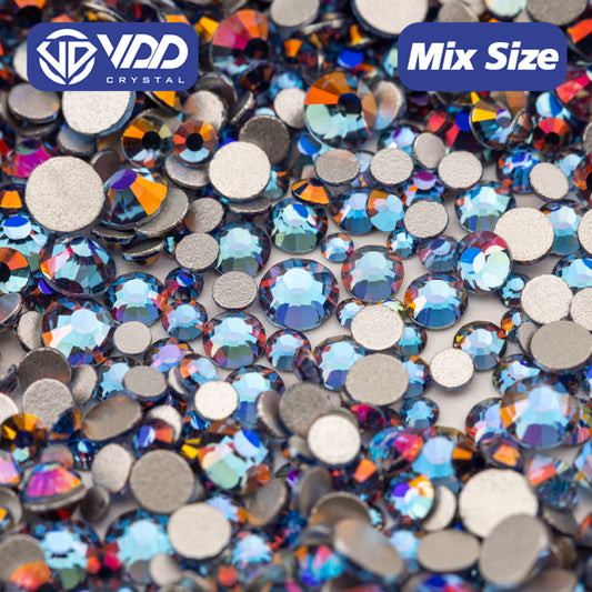 VDD 354 Magma-Light Blue Wholesale Mix Size SS6-SS20 High Quality Glass Rhinestone Crystal Flatback Stones DIY Crafts Nail Art Decoration