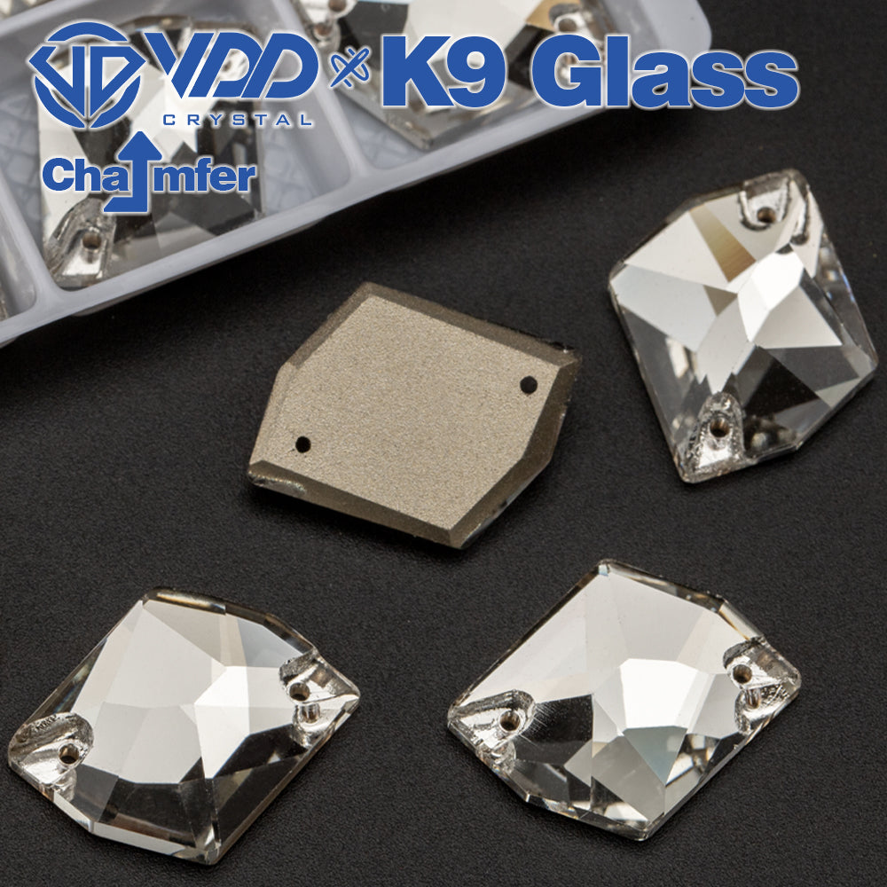 VDD S101 Crystal Cosmic Top Quality K9 Glass Sew on Rhinestones Crystal Flatback Sewing Stones for Clothes Decorations