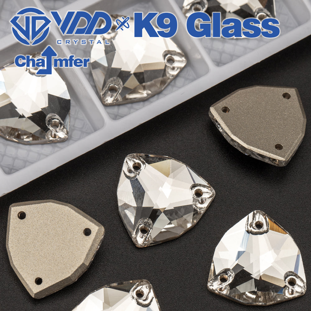 VDD Trilliant K9 Glass Sew on Rhinestones Sewing Clear Crystal Flatback Glitter Stone Fabric Garment Accessories Wedding Dress