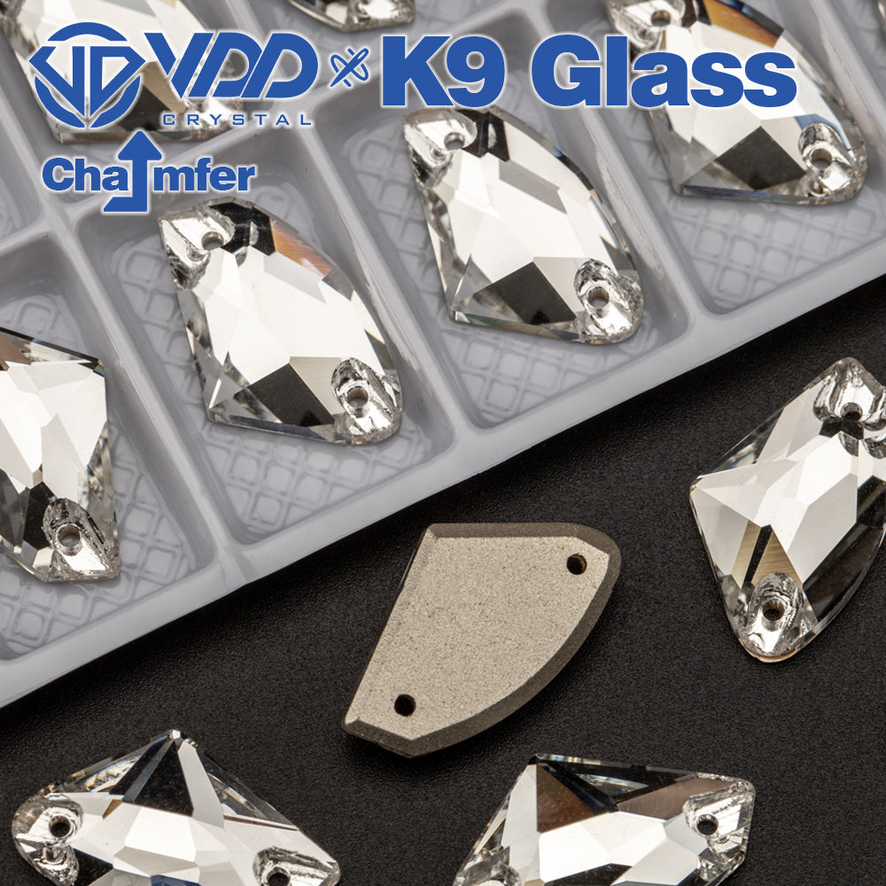VDD S101 Crystal Galactic Top Quality K9 Glass Sew on Rhinestones Crystal Flatback Sewing Stones for Clothes Decorations