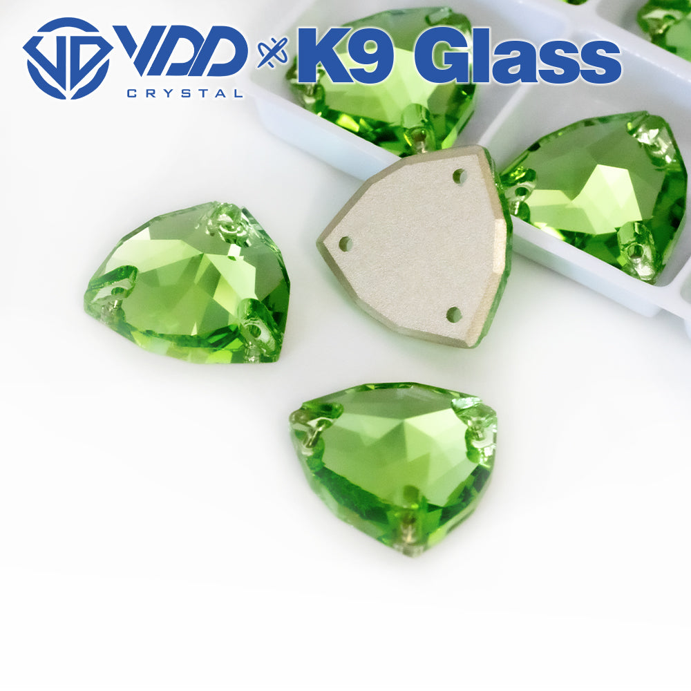VDD 013 Siam Ocean Series - Cristales de imitación de vidrio sin fijación en caliente de alta calidad, piedras de estrás con parte posterior plana