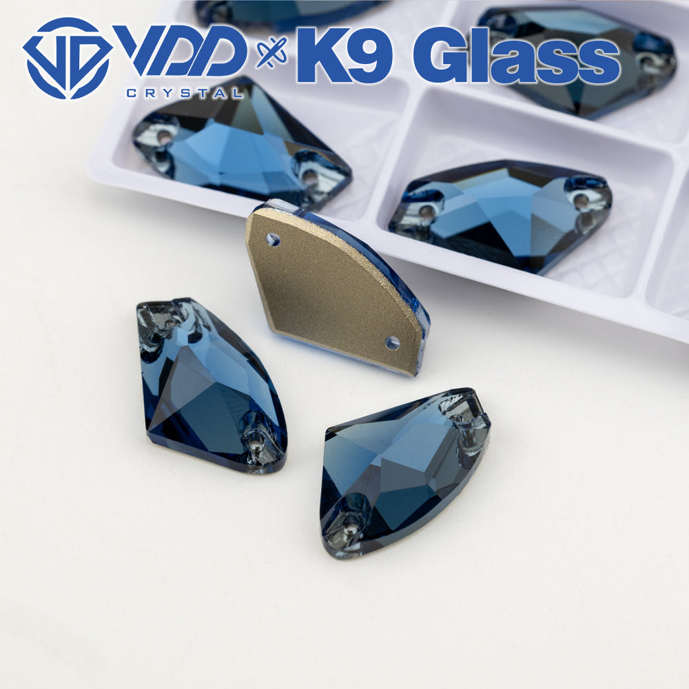 VDD S119 Montana Galactic Top Quality K9 Glass Sew on Rhinestones Crystal Flatback Sewing Stones for Clothes Decorations