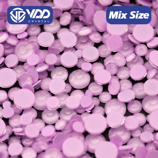VDD 326 Rococo-Lt.Purple Wholesale New Neon Color Mix Size SS6-SS20 Glass Rhinestones Crystal High Quality Flatback Stones DIY Nail Art Decorations