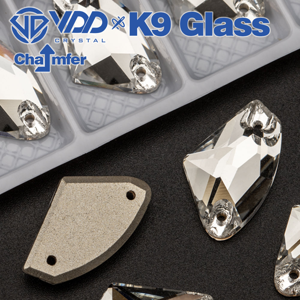 VDD S101 Crystal Galactic Top Quality K9 Glass Sew on Rhinestones Crystal Flatback Sewing Stones for Clothes Decorations