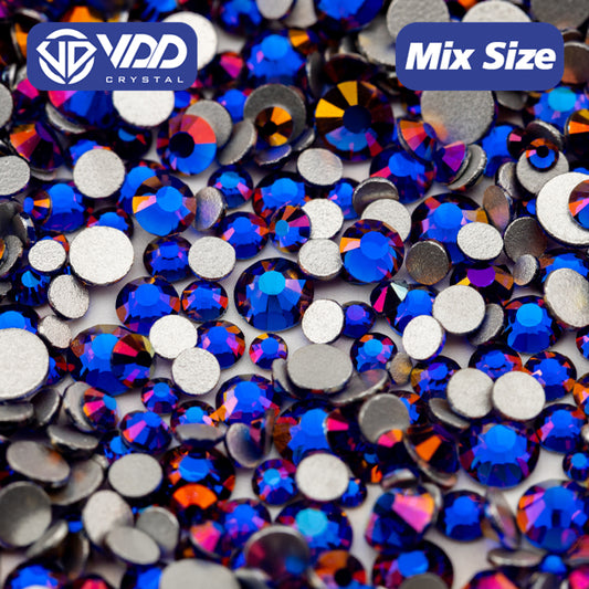 VDD 355 Magma-Sapphire Wholesale Mix Size SS6-SS20 High Quality Glass Rhinestone Crystal Flatback Stones DIY Crafts Nail Art Decoration