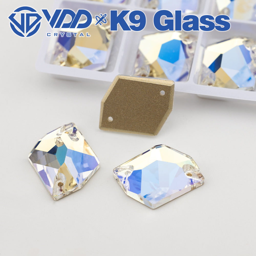VDD S256 Moonlight Cosmic Top Quality K9 Glass Sew on Rhinestones Crystal Flatback Sewing Stones for Clothes Decorations