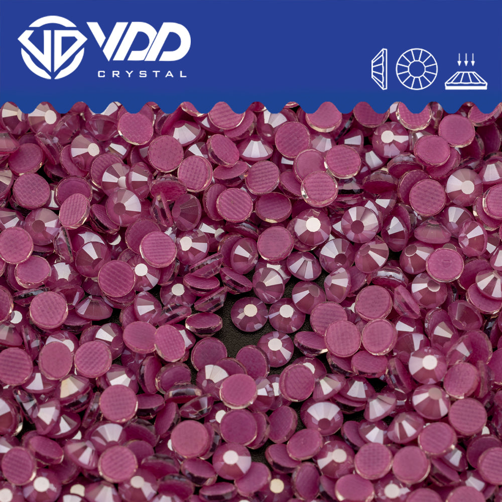 VDD 396 R.H.Purple Hot-Fix Rhinestones High Quality Glass Crystal Flatback Strass Stones Hotfix-396