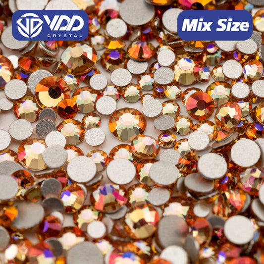 VDD 357 Magma-Hibiscus Wholesale Mix Size SS6-SS20 High Quality Glass Rhinestone Crystal Flatback Stones DIY Crafts Nail Art Decoration