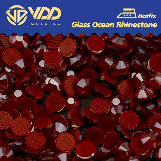 VDD 394 R.H.Ruby Quality  Hot-Fix Glass Crystal Rhinestones Flatback Strass Stones