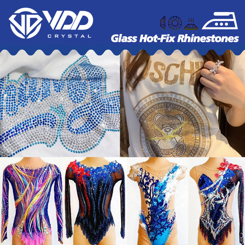 VDD 061 Moon Shadow ACME+Series AAAAA Top Quality Hot-Fix Glass Crystal Rhinestones Flatback Strass Stones
