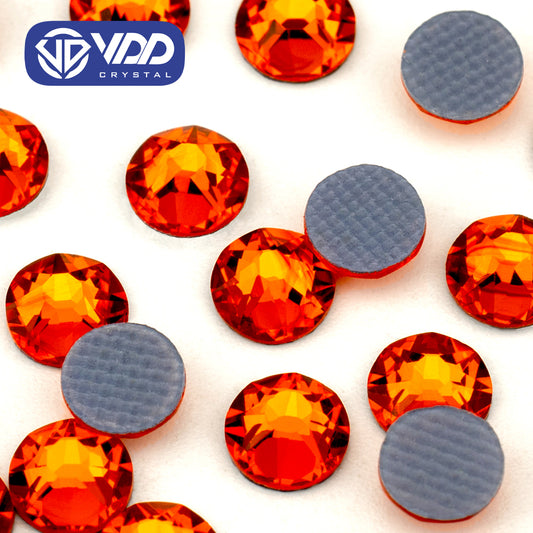 VDD 011 Hyacinth  SS16-SS30 High Quality Hot-Fix Glass 2088 Rhinestones Crystal Flatback 8 Big 8 Small DIY Clothes Decoration