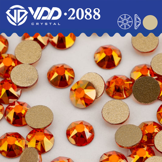 VDD 373 GAB-Hyacinth 2088 Non-hotfix Rhinestones High Quality AAAAA 8 Big 8 Small Glass Crystal Flatback Strass Stones BD888-373