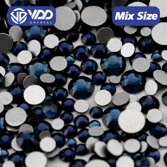VDD 031 Montana Mix Size SS6-SS20 High Quality Glass Rhinestones Crystal Flatback Glitter Stones Nail Art DIY Crafts Decorations