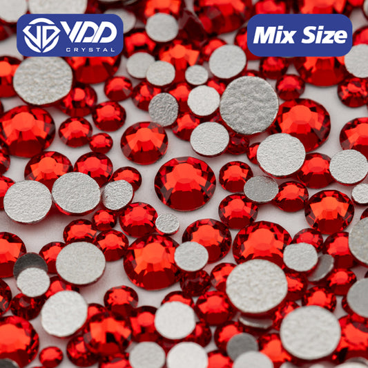 VDD 013 Siam Mix Size SS6-SS20 High Quality Glass Rhinestones Crystal Flatback Glitter Stones Nail Art DIY Crafts Decorations