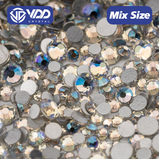 VDD 060 Moonlight Mix Size SS6-SS20 High Quality Glass Rhinestones Crystal Flatback Glitter Stones Nail Art DIY Crafts Decorations