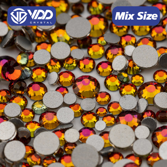 VDD 062 Volcano Mix Size SS6-SS20 High Quality Glass Rhinestones Crystal Flatback Glitter Stones Nail Art DIY Crafts Decorations