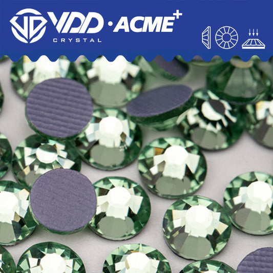 VDD 018 Chrysolite ACME+ Hot-Fix Rhinestones High Quality AAAAA Glass Crystal Flatback Strass Stones ACME-018