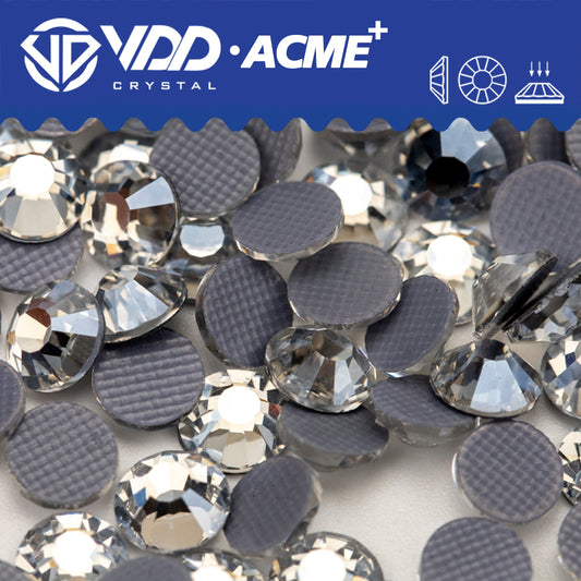 VDD 059 Sliver Shadow ACME+ Hot-Fix Rhinestones High Quality AAAAA Glass Crystal Flatback Strass Stones ACME-059