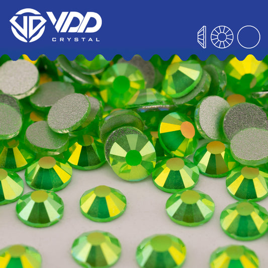 VDD 482 Gleam-Green Non-hotfix Rhinestones High Quality Glass Crystal Flatback Strass Stones YZ-482