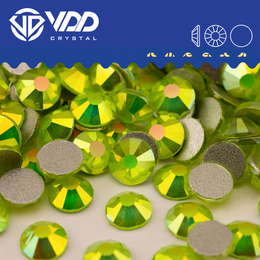 VDD 481 Gleam-Yellow Non-hotfix Rhinestones High Quality Glass Crystal Flatback Strass Stones YZ-481