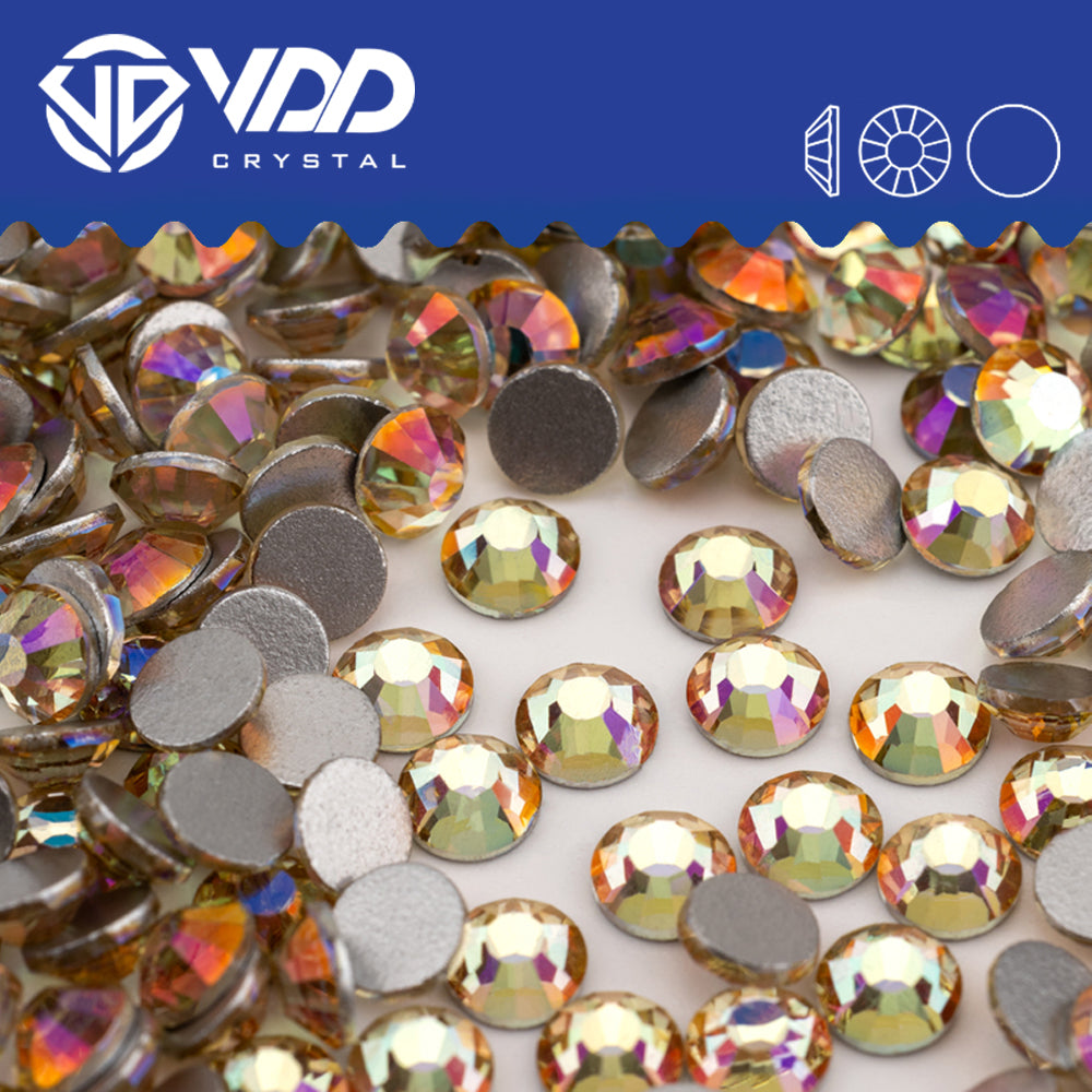 VDD 225 Memory Non-hotfix Rhinestones High Quality Glass Crystal Flatback Strass Stones YZ-225