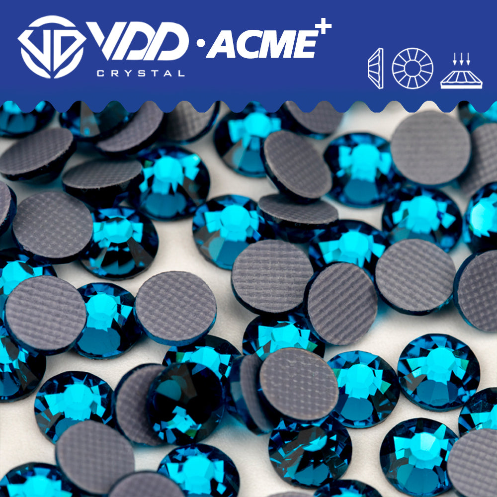 VDD 025 Indicolite  ACME+ Hot-Fix Rhinestones High Quality AAAAA Glass Crystal Flatback Strass Stones ACME-025