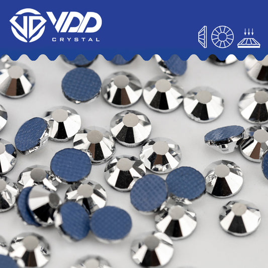 VDD 066 Labrador Hot-Fix Rhinestones High Quality Glass Crystal Flatback Strass Stones Hotfix-066