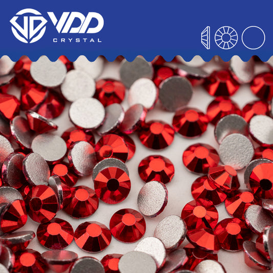 VDD 180 Metallic Siam Non-hotfix Rhinestones High Quality Glass Crystal Flatback Strass Stones YZ-180