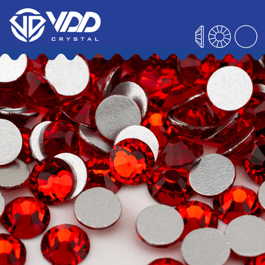 VDD 013 Siam Non-hotfix Rhinestones High Quality Glass Crystal Flatback Strass Stones YZ-013