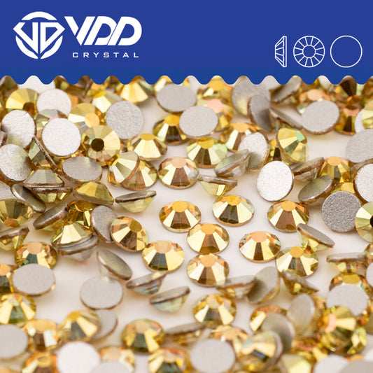VDD 125 Sun Shine Non-hotfix Rhinestones High Quality Glass Crystal Flatback Strass Stones YZ-125