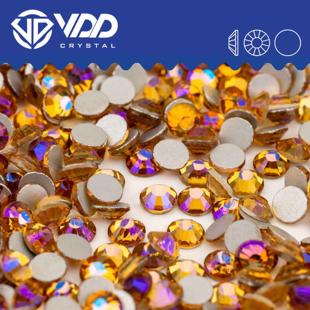 VDD 123 Gloaming Non-hotfix Rhinestones High Quality Glass Crystal Flatback Strass Stones YZ-123