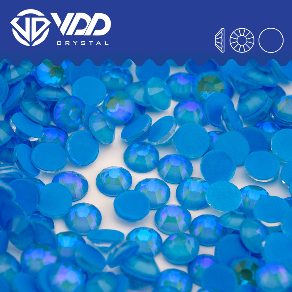 VDD 309 D Ocean Blue  Non-hotfix Rhinestones High Quality Glass Crystal Flatback Strass Stones YZ-309