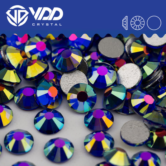 VDD 436 Glitz-Sapphire Non-hotfix Rhinestones High Quality Glass Crystal Flatback Strass Stones YZ-436