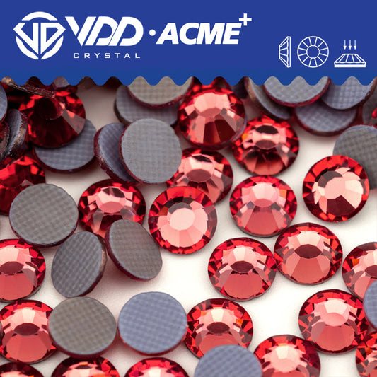 VDD 016 Padparadscha ACME+ Hot-Fix Rhinestones High Quality AAAAA Glass Crystal Flatback Strass Stones ACME-016
