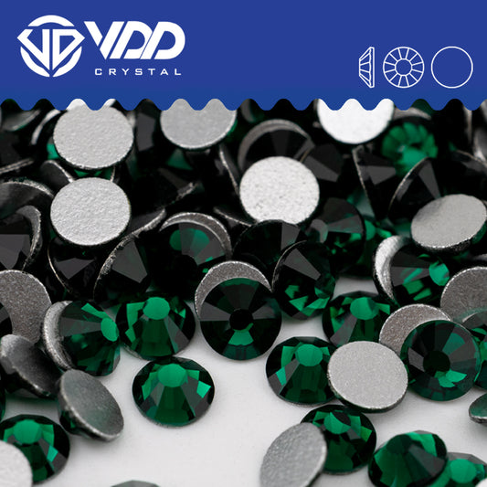 VDD 022 Emerald Non-hotfix Rhinestones High Quality Glass Crystal Flatback Strass Stones YZ-022